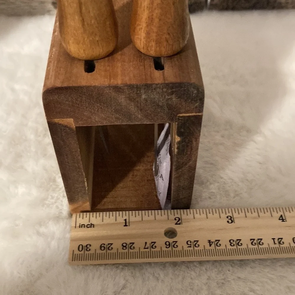 Wooden Cheese Knife Set